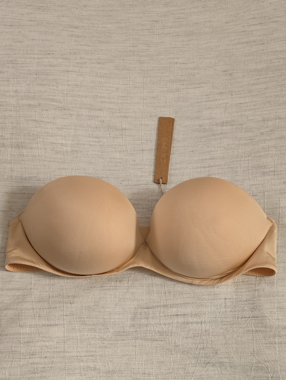 SKIMS Ultimate Push Up Strapless Bra Size:36B Sand